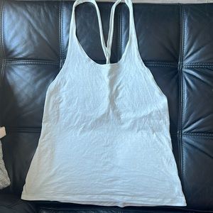LULULEMON Racerback Grey Lightweight Tank Top, Size 8
